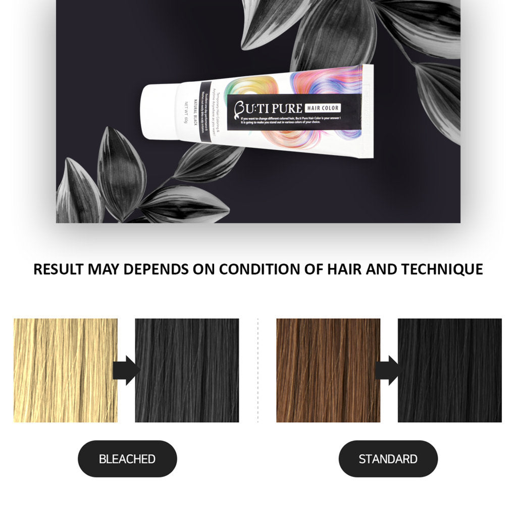 Result may depands on condition of hair and technique